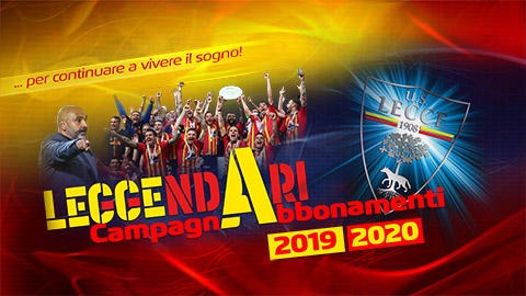 campagna abbonamenti lecce salento
