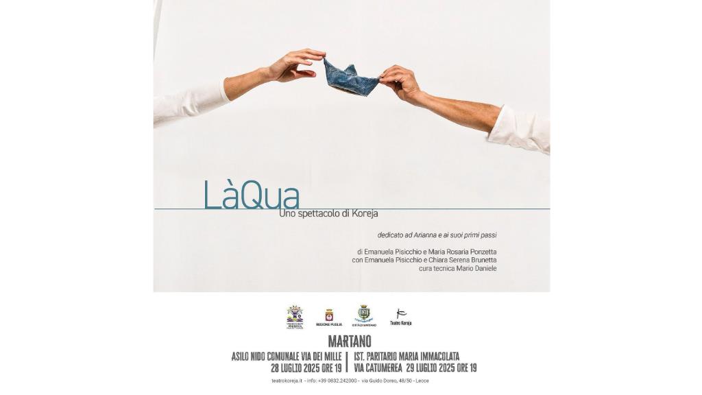 “LàQua” incanta Martano: teatro sensoriale per i più piccoli Martano